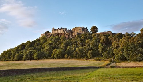 Day Trips from Edinburgh Image of gardens below Stirling Castle