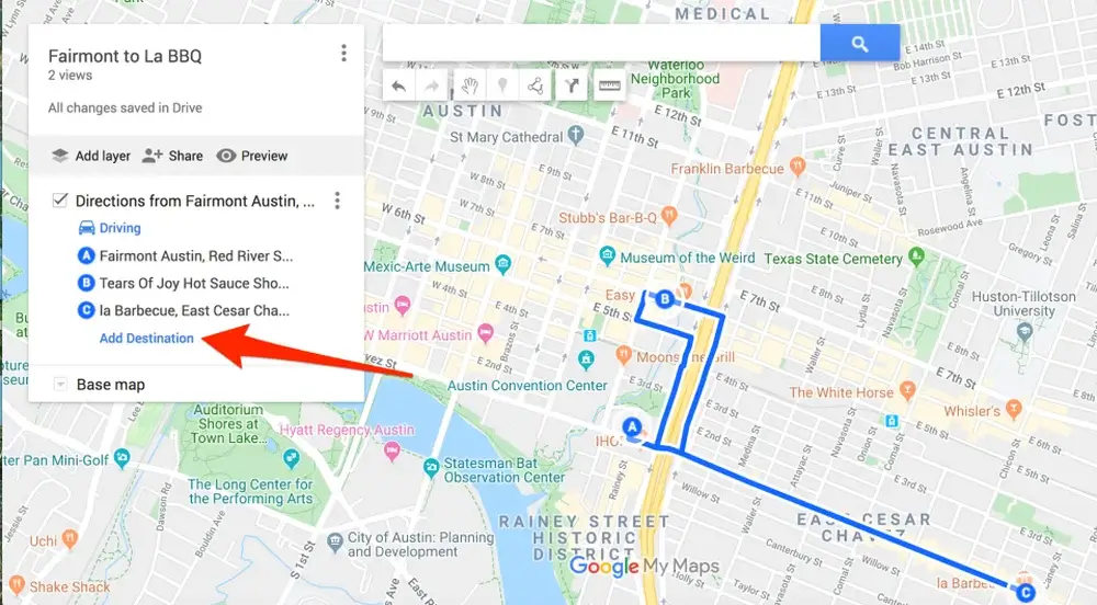 solo  travel fear getting lost, google map example