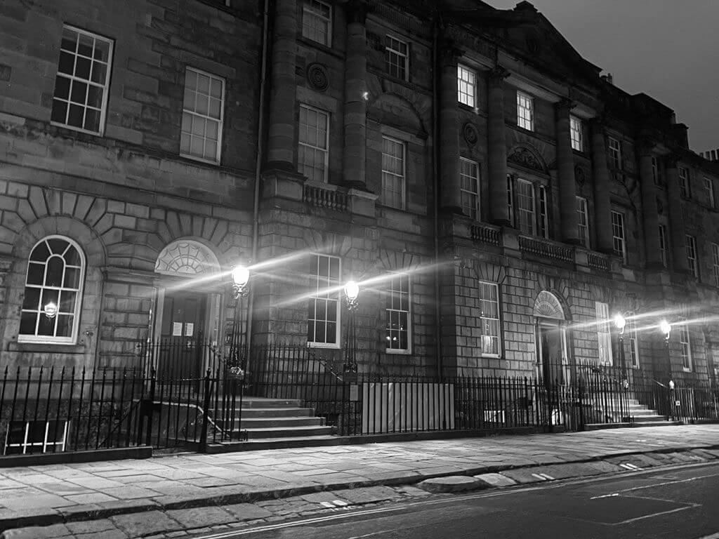 Edinburgh Halloween, image of house at 7 Charlotte St