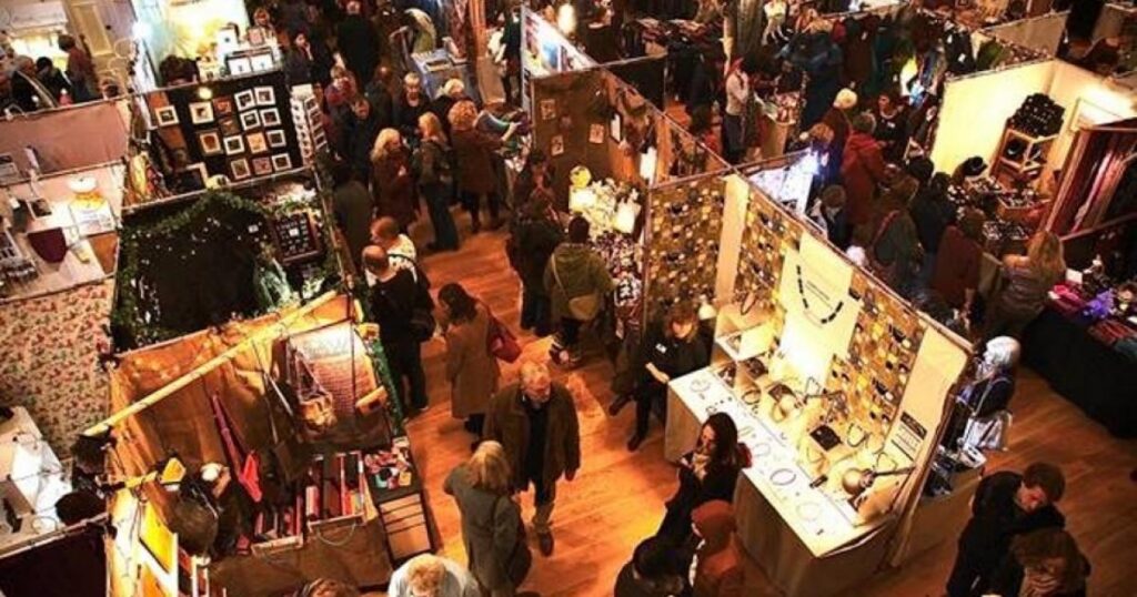 Images of The assembly rooms and the Christmas fair