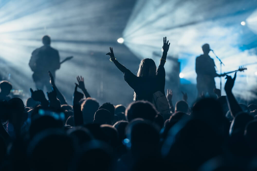 Crowd at a concert