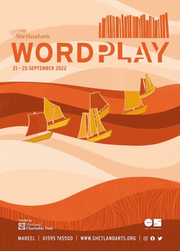 Shetland festivals wordplay Cover of 2022 programme 