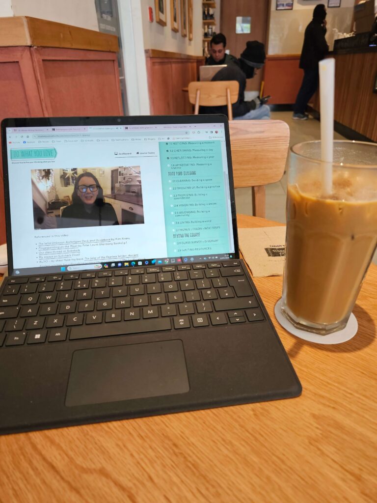 Delhi India, laptop and coffee